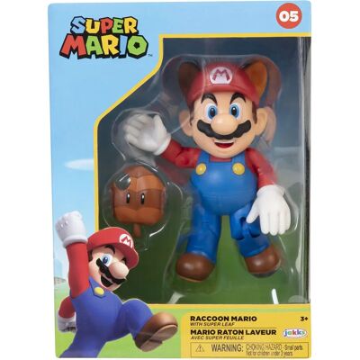 Figurine Mario Raccoon Nintendo - Collection - Multicolore - Publicité Figurine Mario Raccoon Nintendo - Collection - Multicolore - Publicité