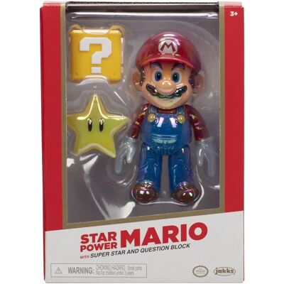 Jakks Pacific Super Mario Bros Star Power Mario Gold Figur - Actionfigur Jakks Pacific Super Mario Bros Star Power Mario Gold Figur - Actionfigur