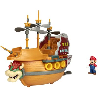 Nintendo Super Mario Deluxe Spielset Bowser Schiff enthält fünf Figuren Nintendo Super Mario Deluxe Spielset Bowser Schiff enthält fünf Figuren