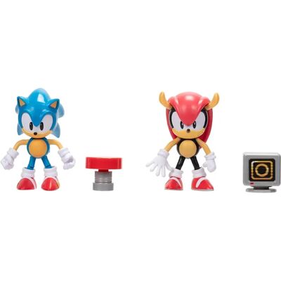Jakks Pacific Sonic The Hedgehog Sonic & Mighty Sonic - Ensemble de figurines 10 cm - Publicité Jakks Pacific Sonic The Hedgehog Sonic & Mighty Sonic - Ensemble de figurines 10 cm - Publicité