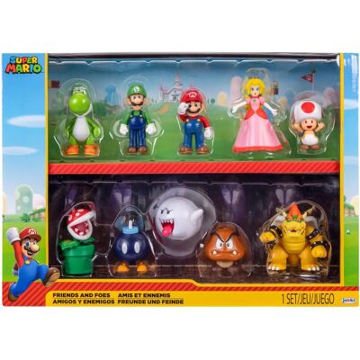 Super Mario Nintendo Figuren Set von 10 Freunde und Feinde - Actionfiguren Super Mario Nintendo Figuren Set von 10 Freunde und Feinde - Actionfiguren