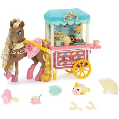 Ty Wild Manes Juguetes de caballos Carrito de té y dulces Ty Wild Manes Juguetes de caballos Carrito de té y dulces