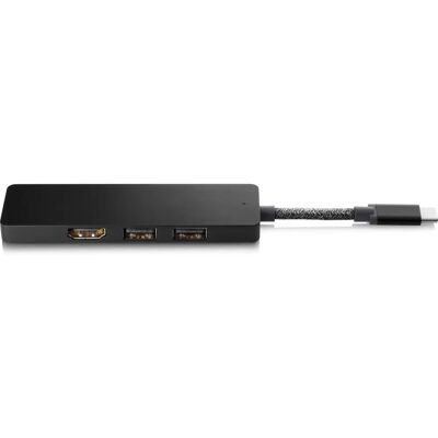 HP Elite USB-C Hub - Tragbares Aluminium-Dock für Daten, Video & Strom HP Elite USB-C Hub - Tragbares Aluminium-Dock für Daten, Video & Strom