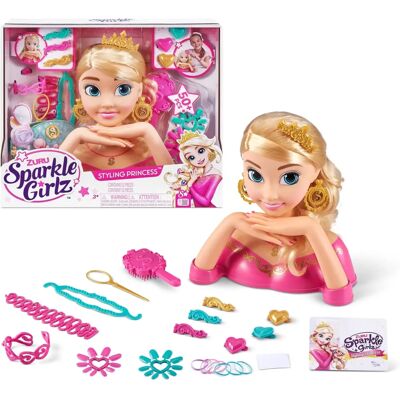 Zuru Sparkle Girlz Marque Modèle - Tête de Style pour Cheveux & Ongles - Publicité Zuru Sparkle Girlz Marque Modèle - Tête de Style pour Cheveux & Ongles - Publicité