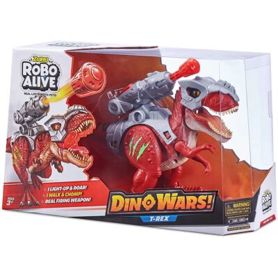 Zuru Robo Alive Dino Wars T-Rex - Dinosaure Jouet avec Lumières & Armure - Publicité Zuru Robo Alive Dino Wars T-Rex - Dinosaure Jouet avec Lumières & Armure - Publicité