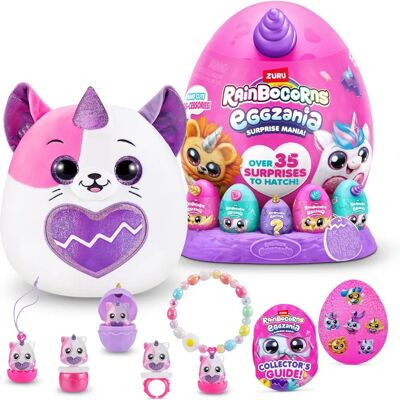 Rainbocorns Trixie the Kitten - Collectible Plush - Over 20 Surprises - 28cm Rainbocorns Trixie the Kitten - Collectible Plush - Over 20 Surprises - 28cm