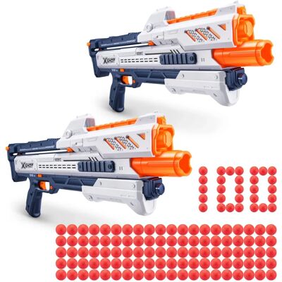 X-Shot Chaos Orbit - Toy Gun - Fast Firing - 2 Blasters - 100 Rounds X-Shot Chaos Orbit - Toy Gun - Fast Firing - 2 Blasters - 100 Rounds