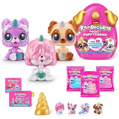 Zuru Rainbocorns: Mini Puppy - 3pack - Figurine Zuru Rainbocorns: Mini Puppy - 3pack - Figurine
