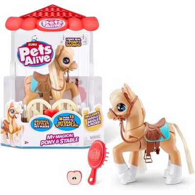 Pets Alive Mein Magisches Pony - Interaktives Spielzeug mit Stall Pets Alive Mein Magisches Pony - Interaktives Spielzeug mit Stall