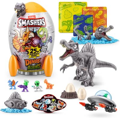 ZURU Smashers Dino vs Aliens Medio - Figura de Juguete para Niños ZURU Smashers Dino vs Aliens Medio - Figura de Juguete para Niños