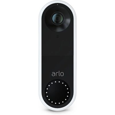 Porte-voix vidéo essentiel d'Arlo - Noir et Blanc - Sonnette connectée - Vidéo HD Porte-voix vidéo essentiel d'Arlo - Noir et Blanc - Sonnette connectée - Vidéo HD