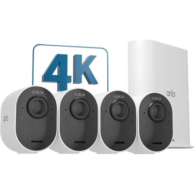 Caméra de Sécurité Sans Fil 4K Arlo Ultra 2 - Blanc - Système de Sécurité - Publicité Caméra de Sécurité Sans Fil 4K Arlo Ultra 2 - Blanc - Système de Sécurité - Publicité