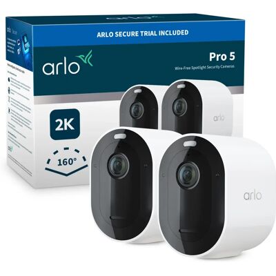 Arlo Pro 5 Bílá 2K HDR Bezpečnostní Kamera Arlo Pro 5 Bílá 2K HDR Bezpečnostní Kamera