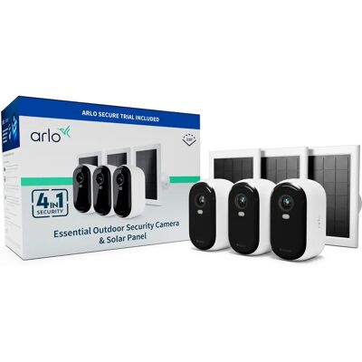 Telecamera di Sicurezza HD Arlo Essential 2 - Bianco - Telecamera WiFi Esterna Telecamera di Sicurezza HD Arlo Essential 2 - Bianco - Telecamera WiFi Esterna