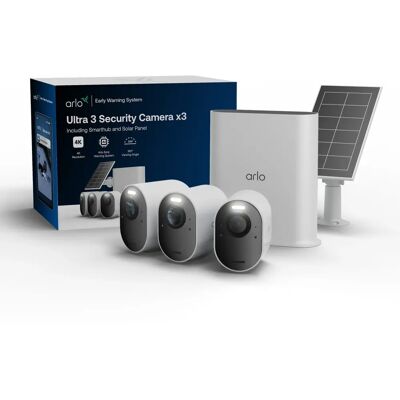 Arlo Ultra Sicherheitskamera - 3er Set mit Solarpanel Arlo Ultra Sicherheitskamera - 3er Set mit Solarpanel