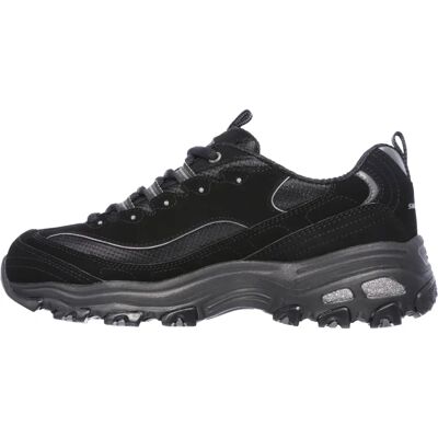 Zapatillas Skechers D'Lites Biggest Fan de cuero negro - Zapatillas Zapatillas Skechers D'Lites Biggest Fan de cuero negro - Zapatillas