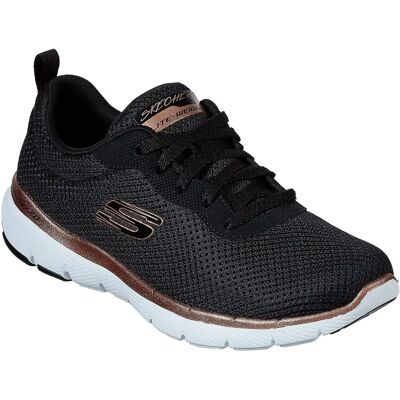 Skechers Schwarze Mesh-Sneaker - Turnschuhe Skechers Schwarze Mesh-Sneaker - Turnschuhe