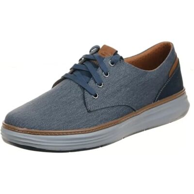 Skechers Moreno Canvas Oxford - Blue - 11W - Shoe Skechers Moreno Canvas Oxford - Blue - 11W - Shoe