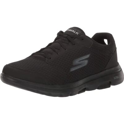 Skechers Gowalk 5 Qualify - Sportiga mesh sneakers med snörning Skechers Gowalk 5 Qualify - Sportiga mesh sneakers med snörning