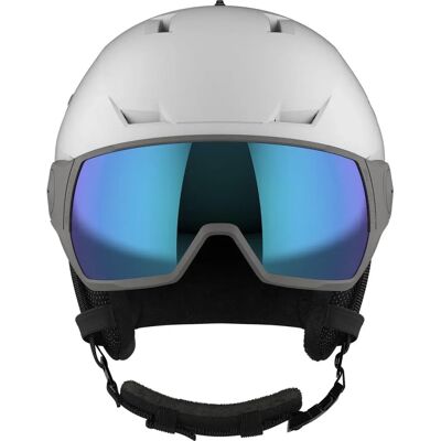 Salomon Icon LT Visor kask narciarski dla kobiet - Biały - Kask narciarski Salomon Icon LT Visor kask narciarski dla kobiet - Biały - Kask narciarski