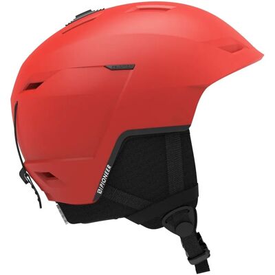 Kask Salomon Pioneer LT - Unisex - 53-62cm - Czerwony Flashy - Kask Narciarski Kask Salomon Pioneer LT - Unisex - 53-62cm - Czerwony Flashy - Kask Narciarski