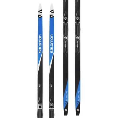Pachet de schi Salomon RS 7 - Unisex Negru/Albastru/Alb - Schi fond Pachet de schi Salomon RS 7 - Unisex Negru/Albastru/Alb - Schi fond