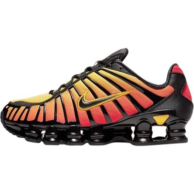 Nike Shox Tl Noir/Noir-Amarillo-Rouge Université - Baskets pour Hommes - Publicité Nike Shox Tl Noir/Noir-Amarillo-Rouge Université - Baskets pour Hommes - Publicité