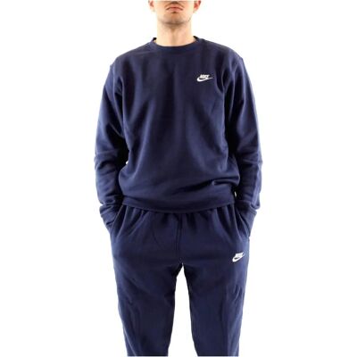 Nike Club Crew Navy/Blue - Moletom Nike Club Crew Navy/Blue - Moletom