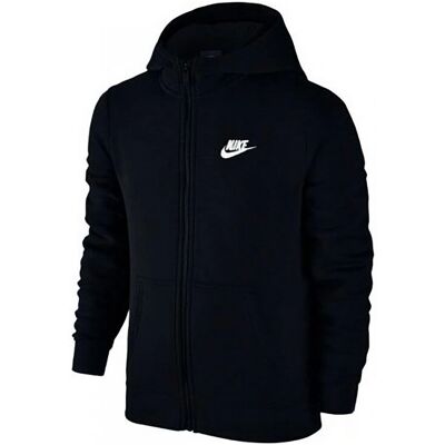 Nike Chłopcy NSW Club Bluza z kapturem Czarna - Bluza z kapturem Nike Chłopcy NSW Club Bluza z kapturem Czarna - Bluza z kapturem