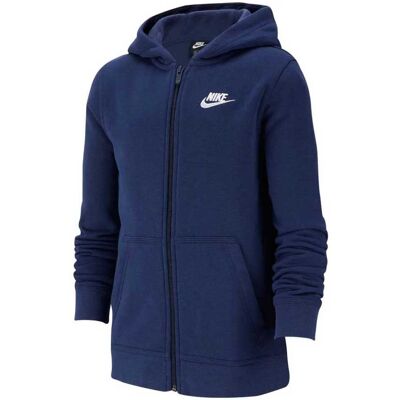 Nike Kinder-Hoodie - Vollreißverschluss French Terry Blau - Kapuzenpullover Nike Kinder-Hoodie - Vollreißverschluss French Terry Blau - Kapuzenpullover