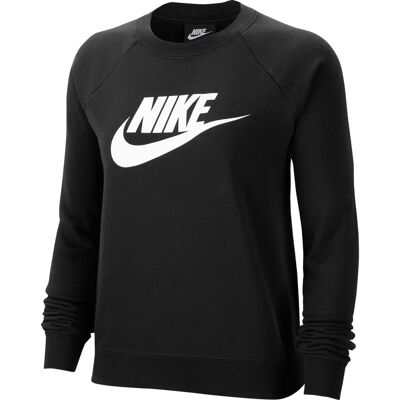 Nike Malli BV4112010 Musta Pyöreäkauluksinen Neule - Neule Nike Malli BV4112010 Musta Pyöreäkauluksinen Neule - Neule