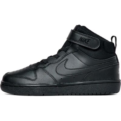Nike Court Borough Mid 2 GS (CD7782) - black/black/black Nike Court Borough Mid 2 GS (CD7782) - black/black/black