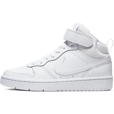 Nike Court Borough Mid 2 GS (CD7782) - weiß/weiß/weiß Nike Court Borough Mid 2 GS (CD7782) - weiß/weiß/weiß
