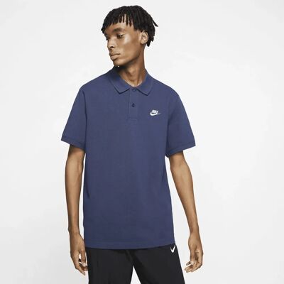 Nike Sportswear Poloshirt (CJ4456) - midnattsblå/vit Nike Sportswear Poloshirt (CJ4456) - midnattsblå/vit