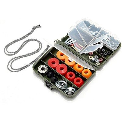 Kit di ricambi originali Independent - Kit di parti di ricambio, Verde, Scatola da pesca stile militare Kit di ricambi originali Independent - Kit di parti di ricambio, Verde, Scatola da pesca stile militare