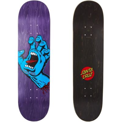 Santa Cruz Screaming Hand Púrpura 8.375" Tabla - Skater's Choice Santa Cruz Screaming Hand Púrpura 8.375" Tabla - Skater's Choice