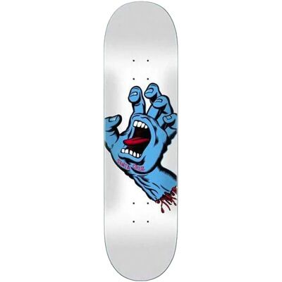 Santa Cruz Skateboard Deck Screaming Hand 8.25 - 7-lagiges Ahorn - Medium Concave Santa Cruz Skateboard Deck Screaming Hand 8.25 - 7-lagiges Ahorn - Medium Concave