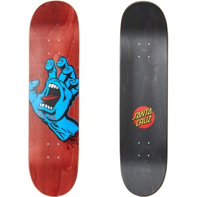 Santa Cruz Red Screaming Hand Skateboard Deck - 8.0 - Medium Concave - 31.6 Santa Cruz Red Screaming Hand Skateboard Deck - 8.0 - Medium Concave - 31.6