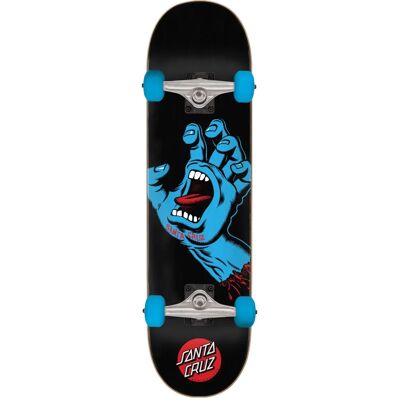Santa Cruz Screaming Hand 8" Skateboard Complet Noir/Bleu - Skateboard - Publicité Santa Cruz Screaming Hand 8" Skateboard Complet Noir/Bleu - Skateboard - Publicité