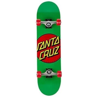 Santa Cruz Model Classic Dot Mid 7.8" Green - Skateboard Santa Cruz Model Classic Dot Mid 7.8" Green - Skateboard