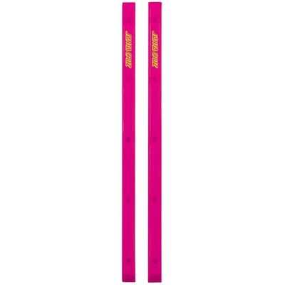 Rails de skateboard Santa Cruz Slimline - Rose O/S - Publicité Rails de skateboard Santa Cruz Slimline - Rose O/S - Publicité