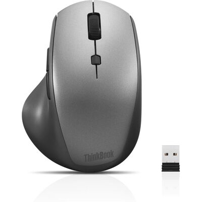 Mouse multimediale wireless Lenovo ThinkBook - Ufficio destra RF Mouse multimediale wireless Lenovo ThinkBook - Ufficio destra RF