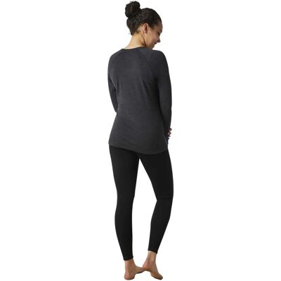 Smartwool Women's Merino 250 Crew Base Layer - Charcoal Heather XL Smartwool Women's Merino 250 Crew Base Layer - Charcoal Heather XL