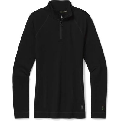 Smartwool Merino 250 Base Layer - 1/4 Zip - Kvinde - Sort - XL Smartwool Merino 250 Base Layer - 1/4 Zip - Kvinde - Sort - XL
