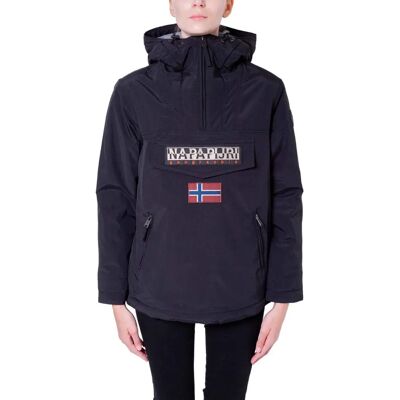 Napapijri Modello awo-57715 Giacca Con Cappuccio Nera - Giacca Napapijri Modello awo-57715 Giacca Con Cappuccio Nera - Giacca