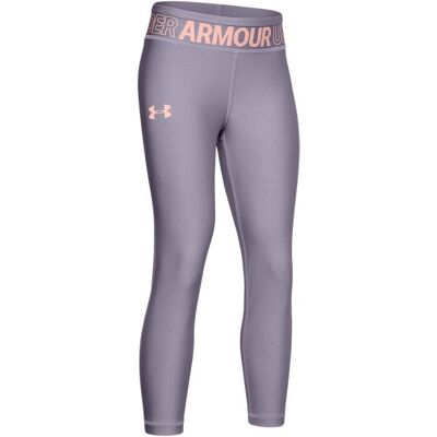 Leggins Under Armour HG Ankle Crop - Fioletowe dla dziewcząt Leggins Under Armour HG Ankle Crop - Fioletowe dla dziewcząt