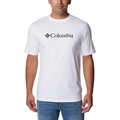 Koszulka Columbia CSC Basic Logo (1680053) - biała Koszulka Columbia CSC Basic Logo (1680053) - biała