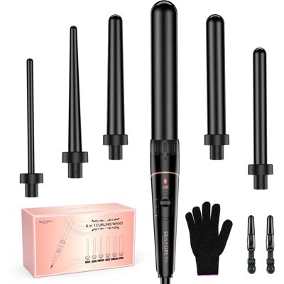 BigBuy Stylizator do włosów 110-220V 6-w-1 - Narzędzie do stylizacji włosów BigBuy Stylizator do włosów 110-220V 6-w-1 - Narzędzie do stylizacji włosów