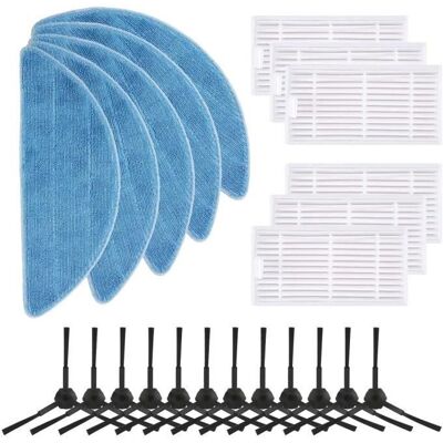 Marque V3s V3s Pro V3 V5 V5s V5s Pro Accessoires - Pack de 23, 12 Brosses Latérales, Filtres HEPA - Publicité Marque V3s V3s Pro V3 V5 V5s V5s Pro Accessoires - Pack de 23, 12 Brosses Latérales, Filtres HEPA - Publicité