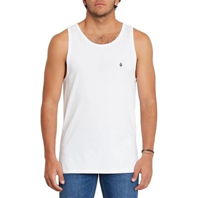 Volcom Stone Blanks Weiß ärmelloses T-Shirt - Casual Oberteil Volcom Stone Blanks Weiß ärmelloses T-Shirt - Casual Oberteil